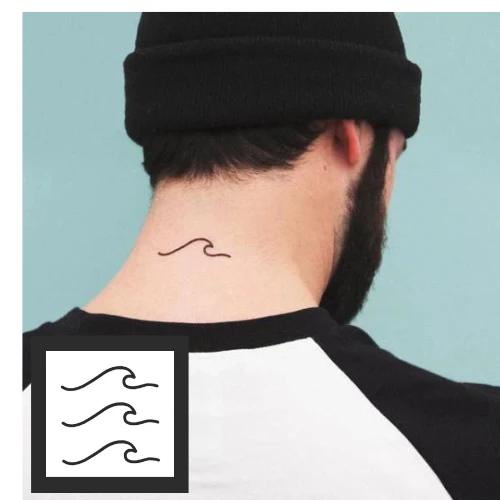 Waves - Tattoonie (3 Tattoos)