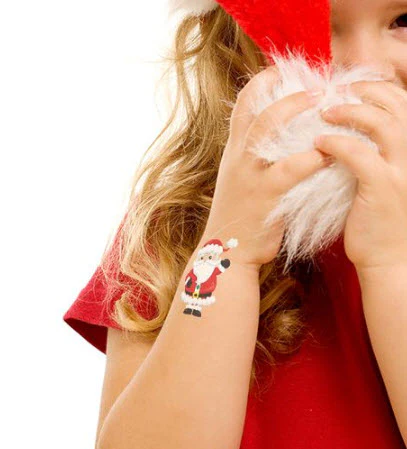 Waving Santa Tattoo - Image 2