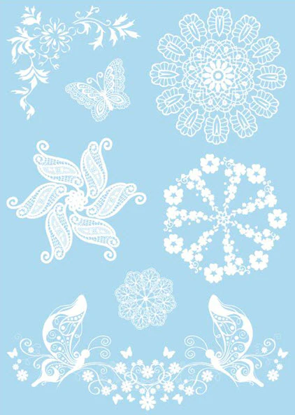 White Flowers & Butterflies Tattoos