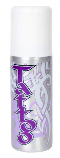 White Temporary Tattoo Spray + 3 Stencils - Image 2