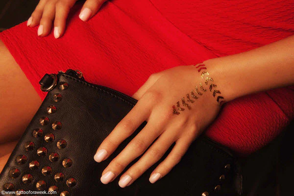 Whoop Whoop Metallic Tattoos - Image 3