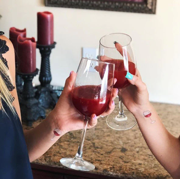 Wine Glasses Tattoo - Image 3