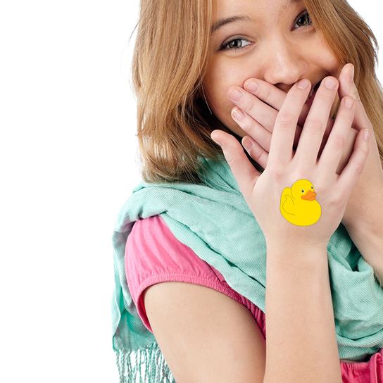 Yellow Rubber Duck Tattoo - Image 2